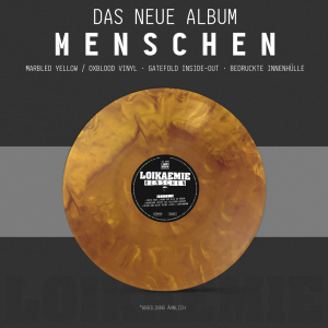 LP Menschen - Yellow / Oxblood Marbled Vinyl