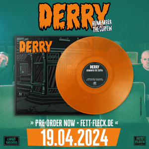 DERRY - Remember The Curfew EP - Transparent Orange Vinyl